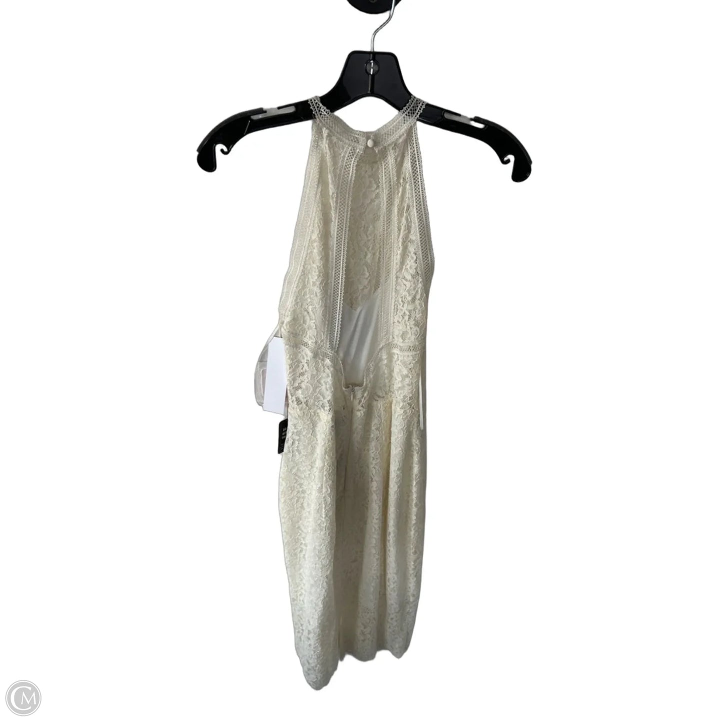 Dress Party Midi By Express In Cream, Size: S