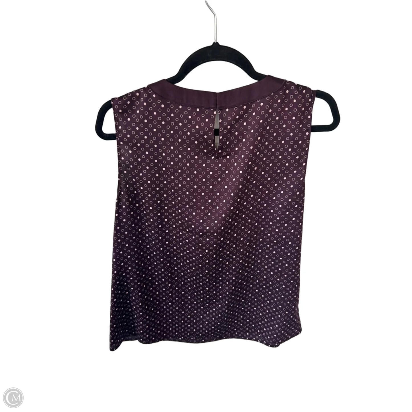 Blouse Sleeveless By Ann Taylor In Brown & Pink, Size: Lp