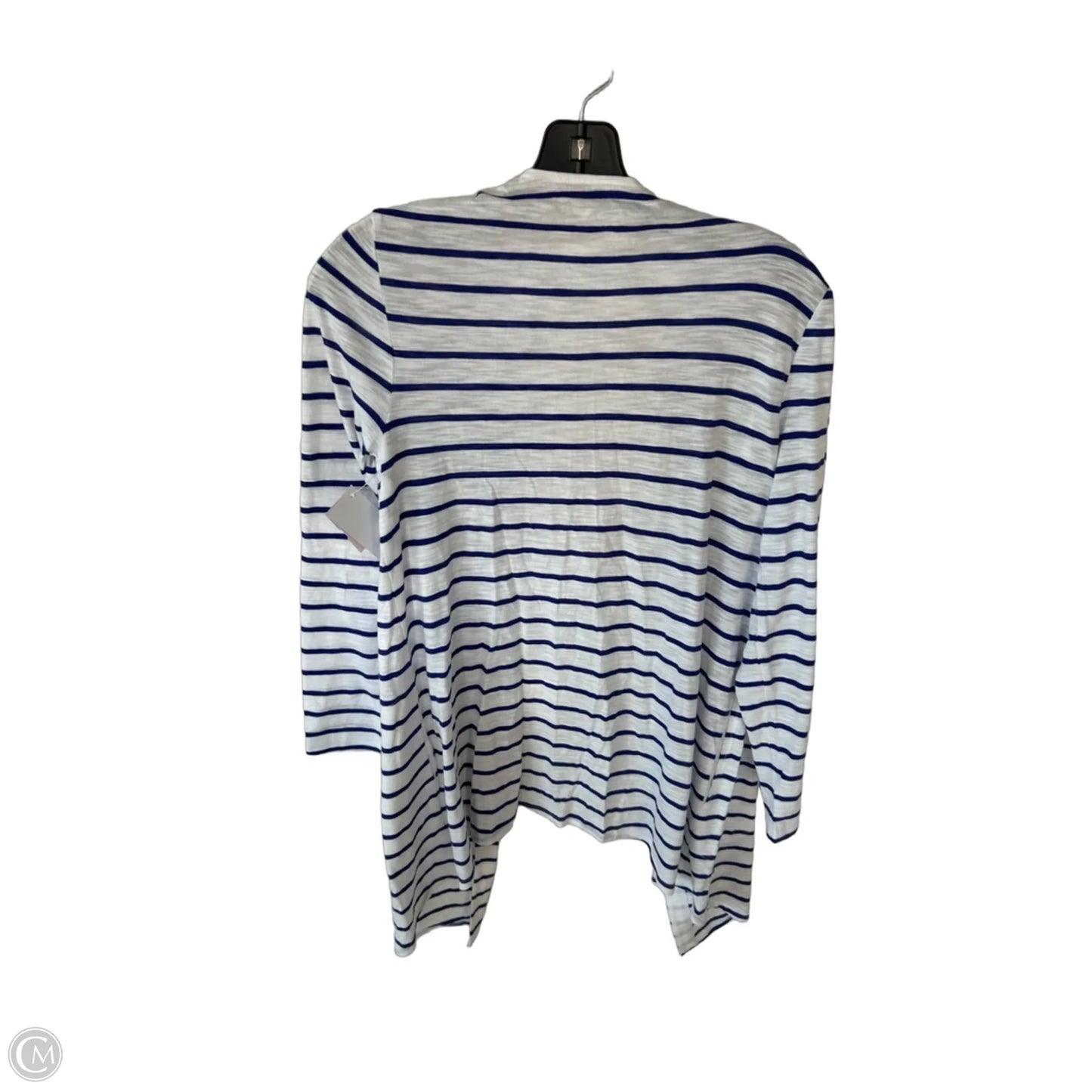 Cardigan By Chicos In Blue & White, Size: S