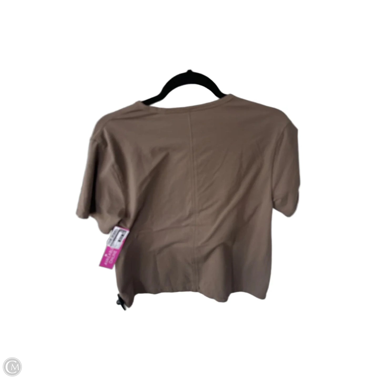 Athletic Top Short Sleeve By Athleta In Brown, Size: S