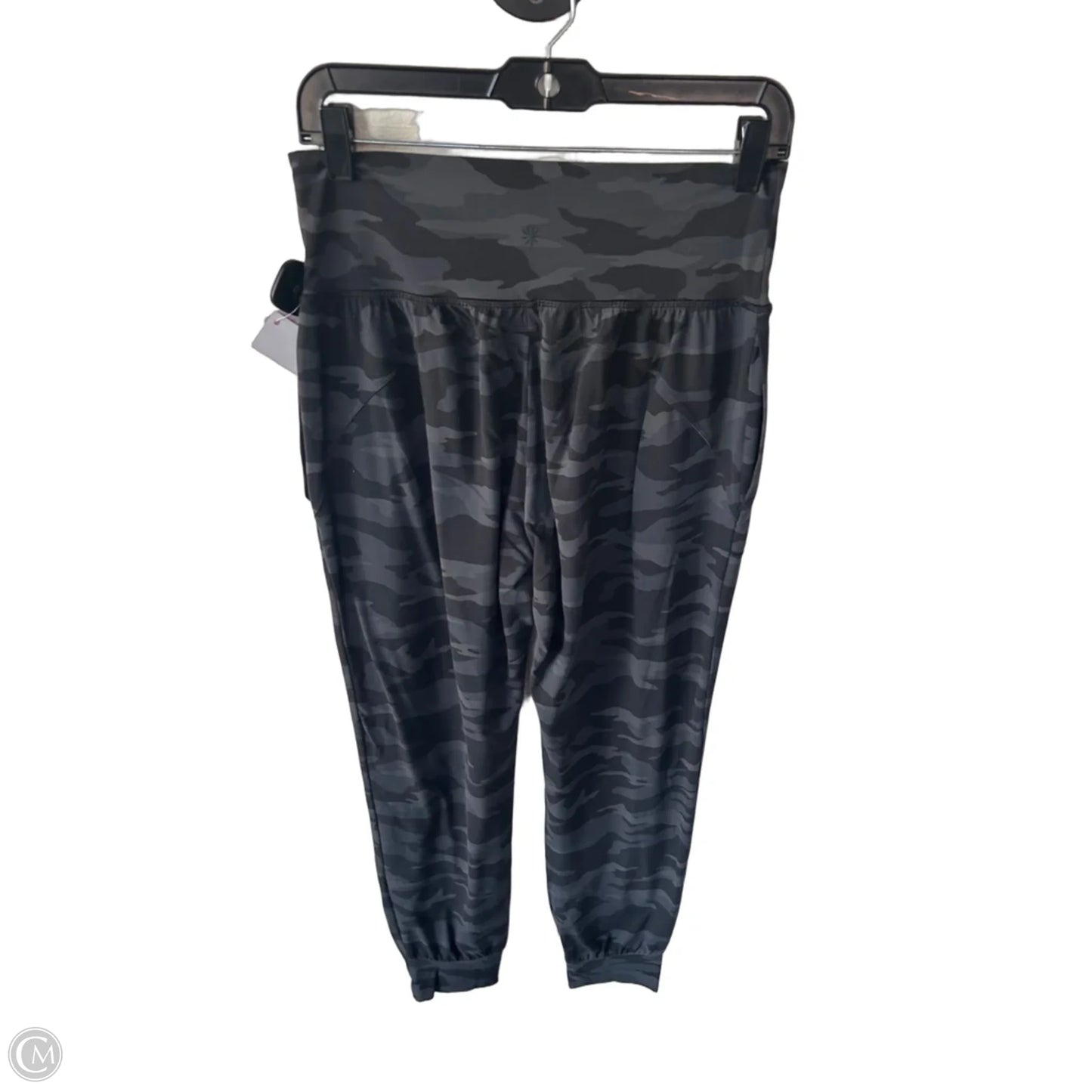 Athletic Pants By Athleta In Black & Grey, Size: M