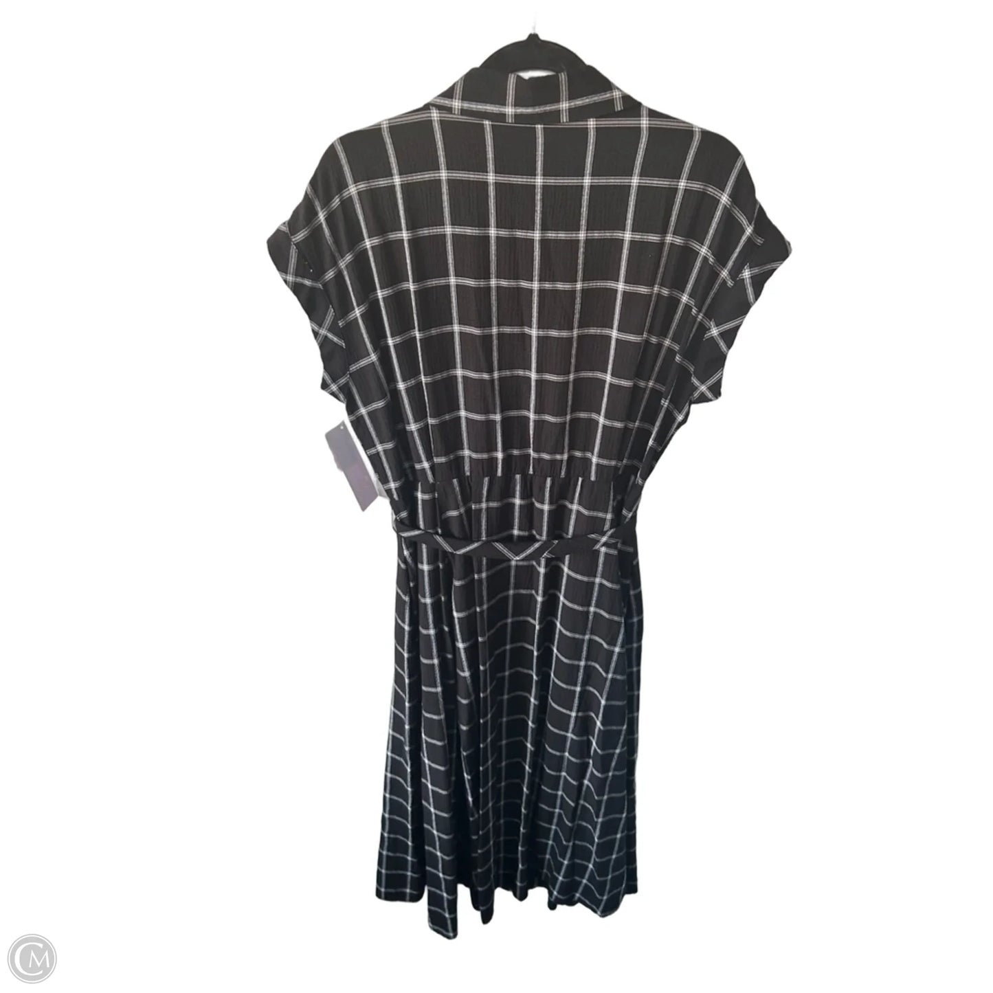Dress Work By Calvin Klein In Black & White, Size: Xl