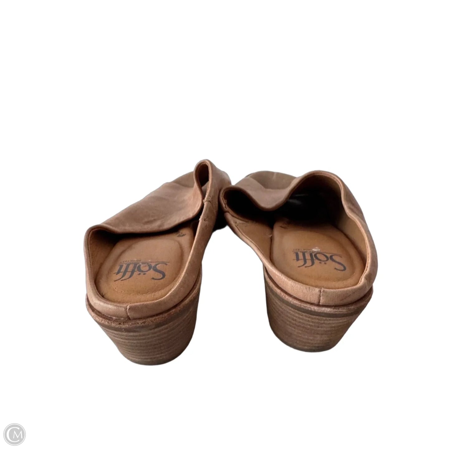 Sandals Flats By Sofft In Brown, Size: 9.5