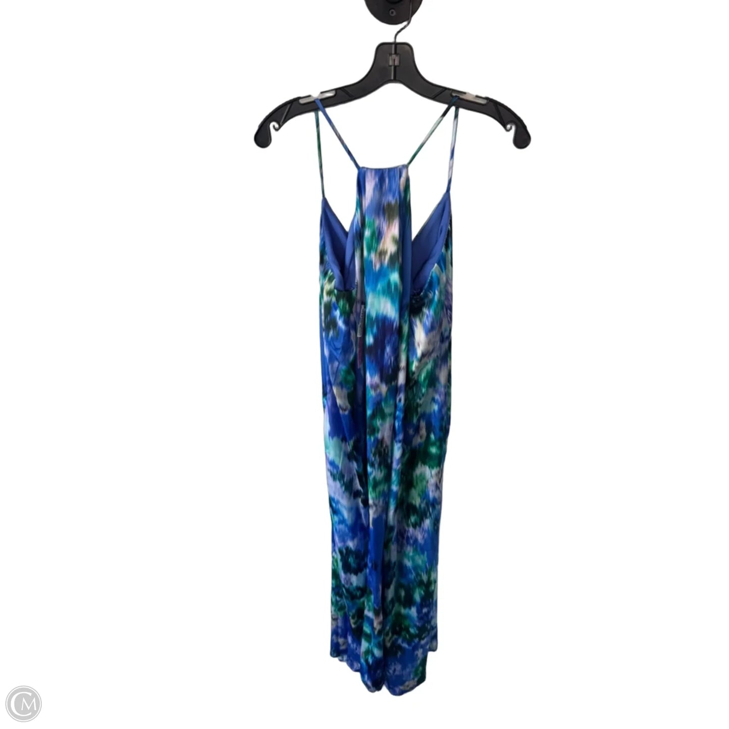 Dress Casual Maxi By Nicole Michelle In Blue & Green, Size: L