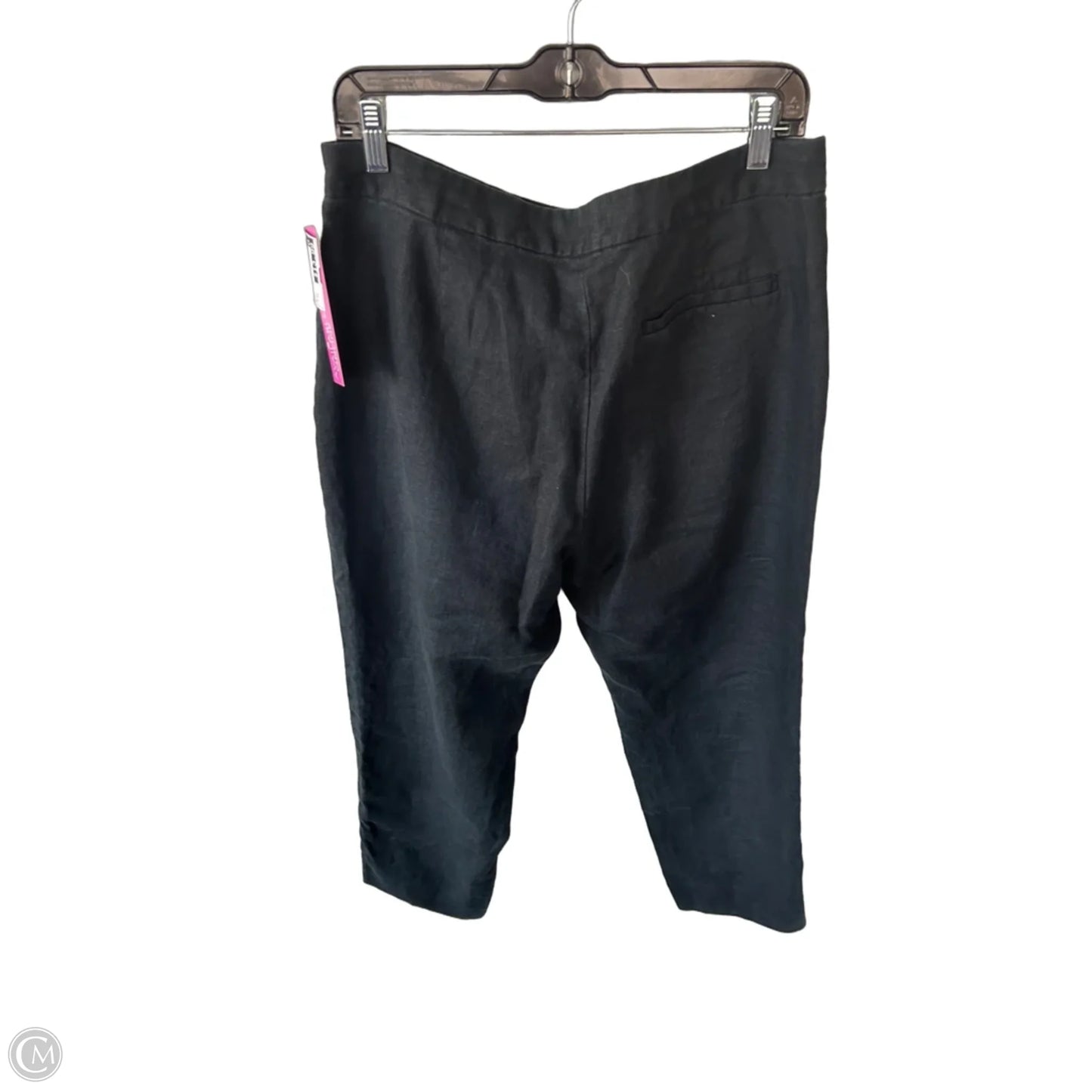 Pants Linen By Banana Republic In Black, Size: 12