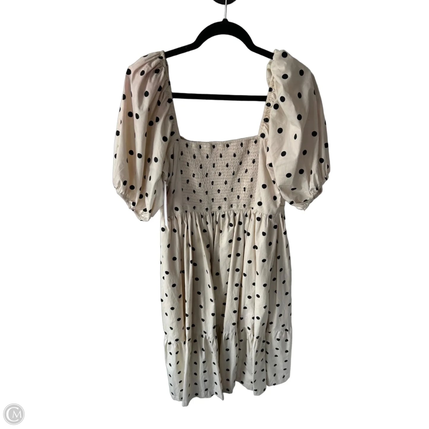 Dress Party Midi By Abercrombie And Fitch In Polkadot Pattern, Size: L