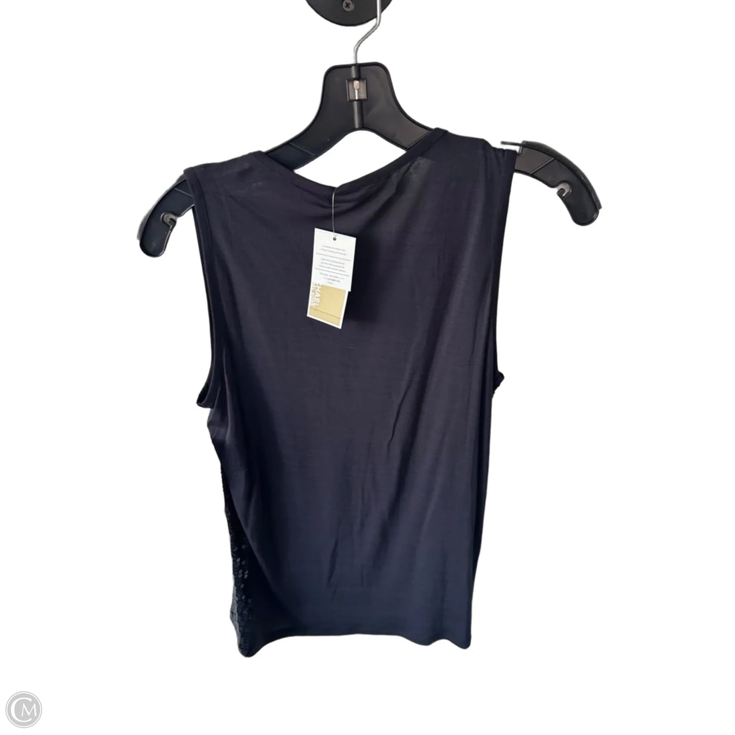 Blouse Sleeveless By Michael By Michael Kors In Navy, Size: M