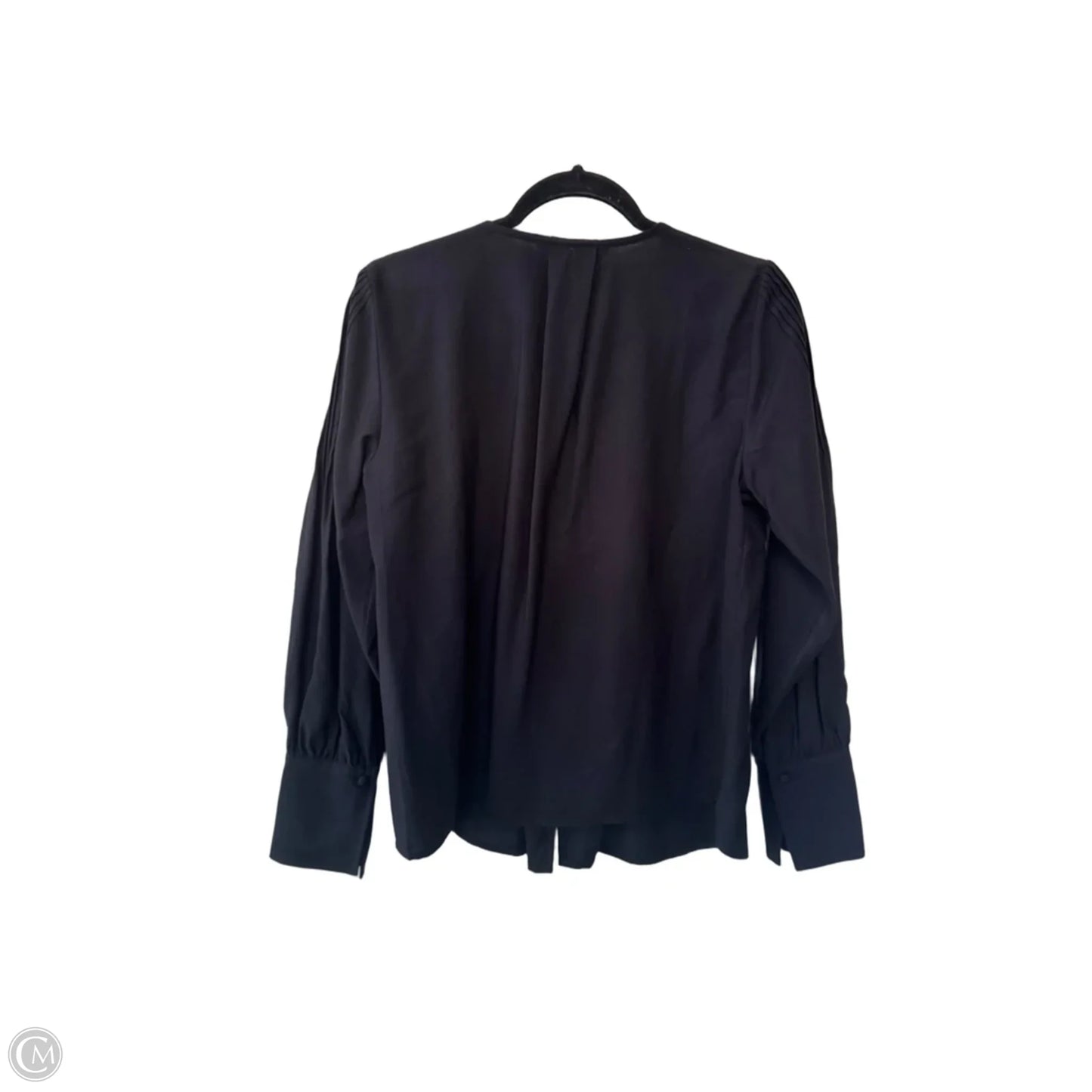 Blouse Long Sleeve By Simply Vera In Black, Size: M