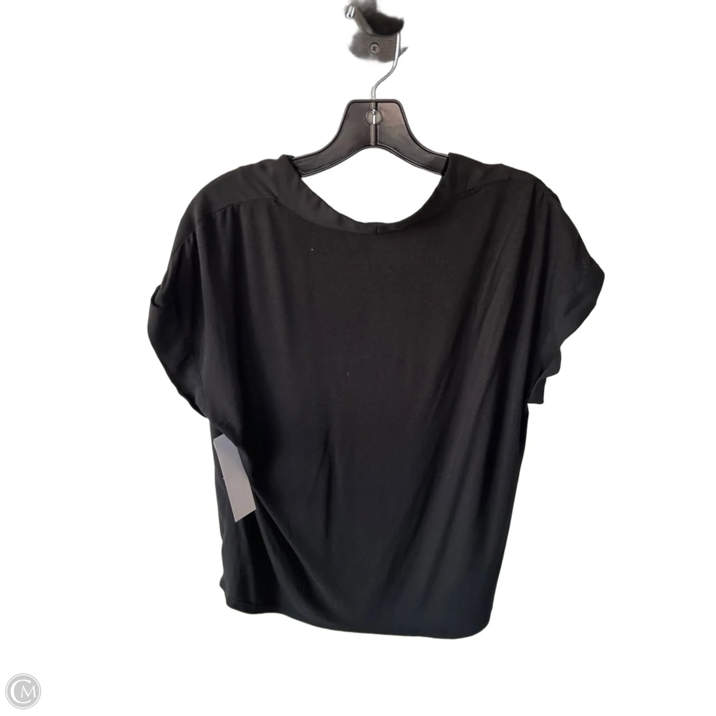 Top Short Sleeve By Pleione In Black, Size: S