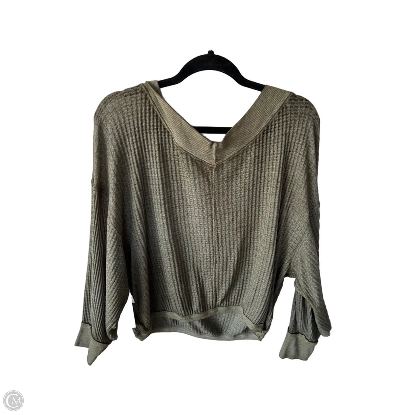 Top Long Sleeve By We The Free In Green, Size: Xl