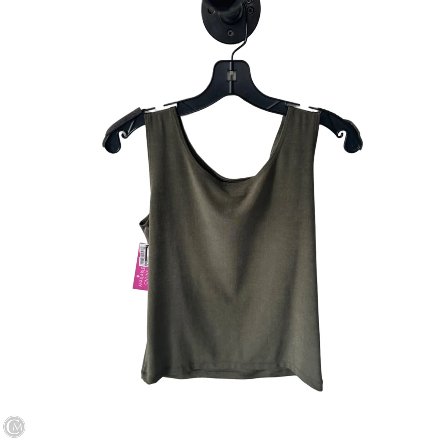 Top Sleeveless By Chicos In Green, Size: S