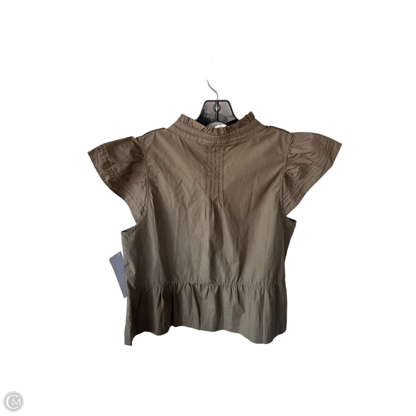 Blouse Sleeveless By Evereve In Brown, Size: M