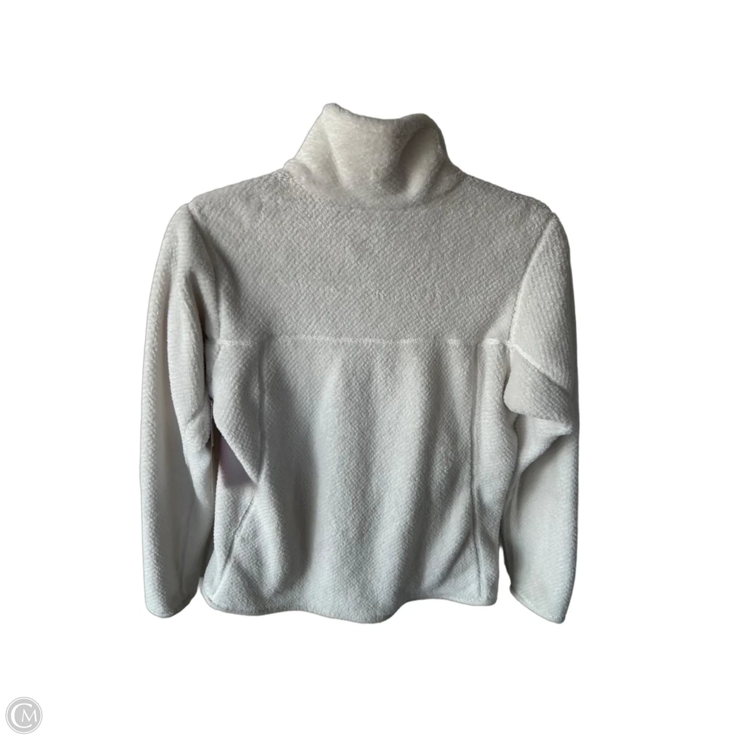 Jacket Fleece By Patagonia In Cream & Tan, Size: S