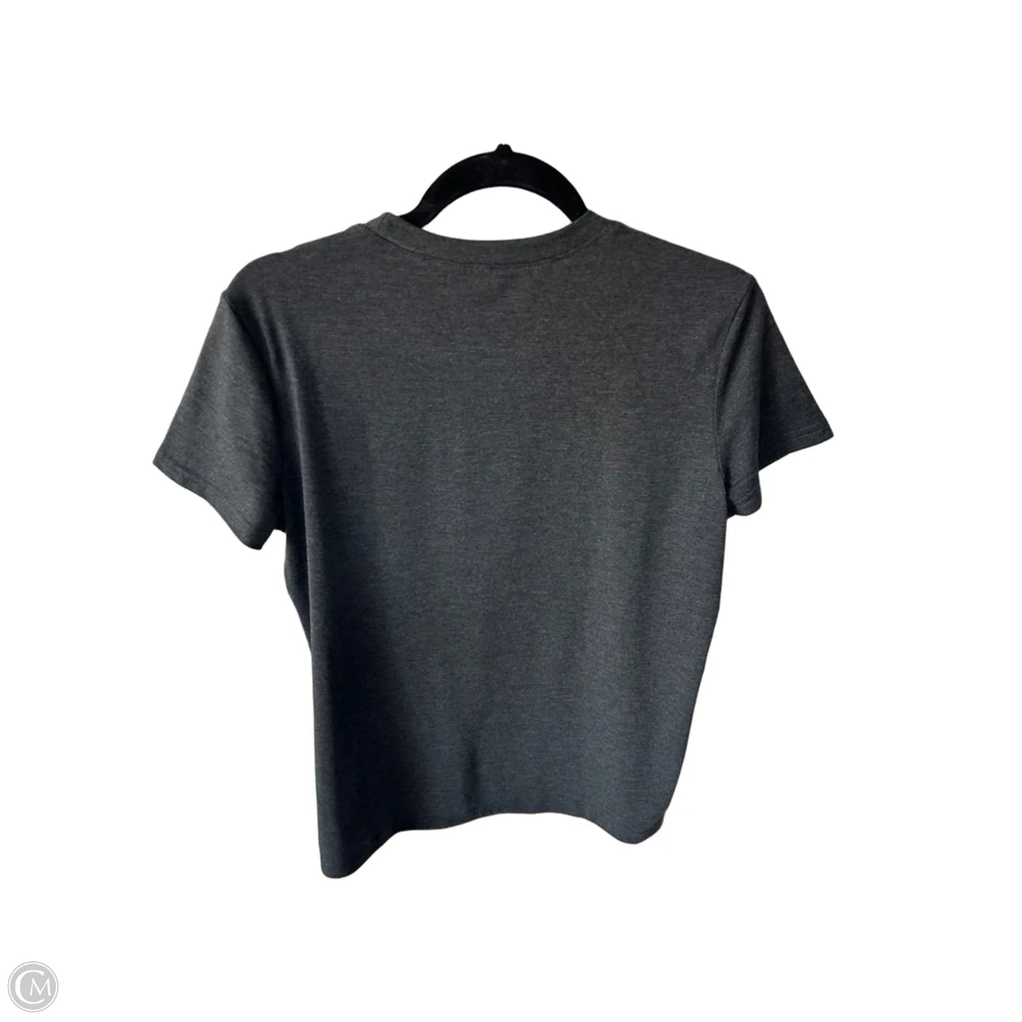 Top Short Sleeve Basic By Cme In Grey, Size: M