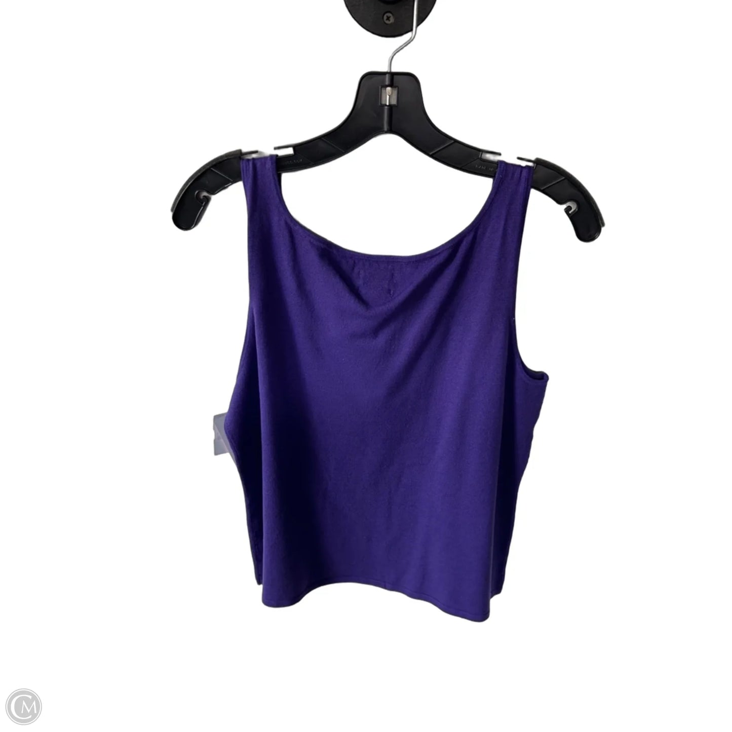 Top Sleeveless By Chicos In Purple, Size: L