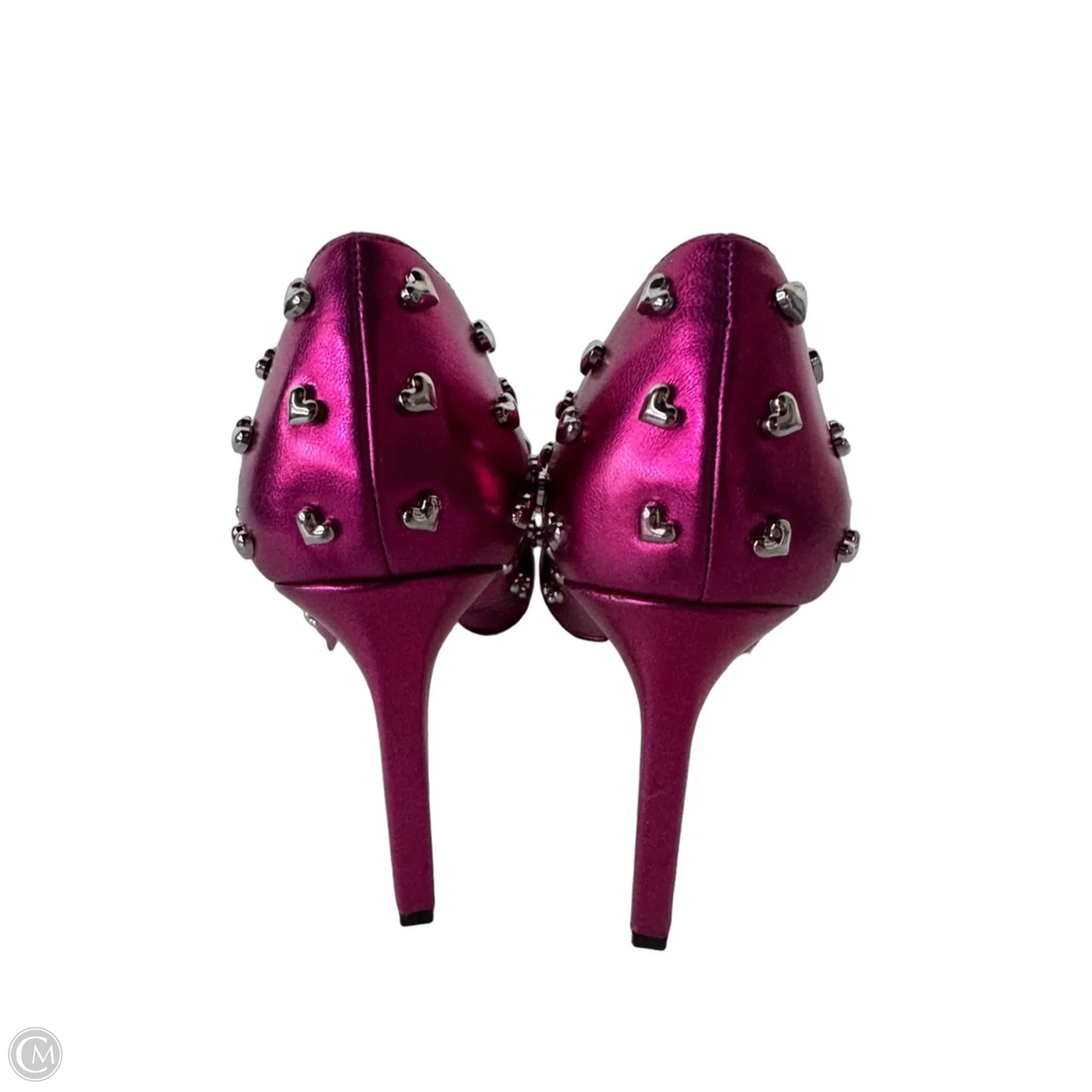 Shoes Heels Stiletto By Nine West In Pink & Silver, Size: 7