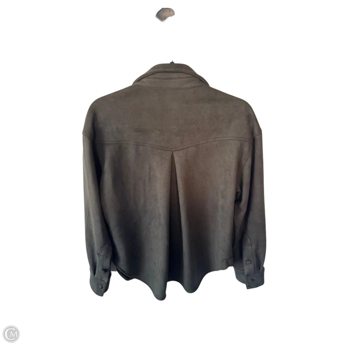 Jacket Shirt By Velvet Heart In Green, Size: S