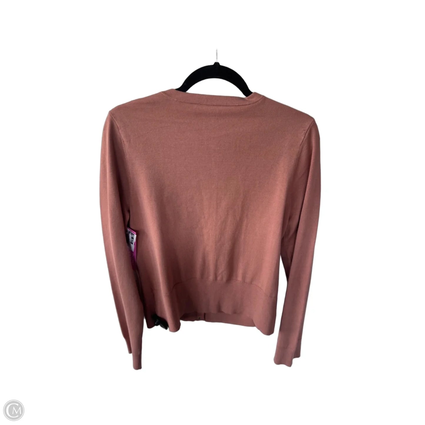 Sweater Cardigan By White House Black Market In Orange & Pink, Size: L