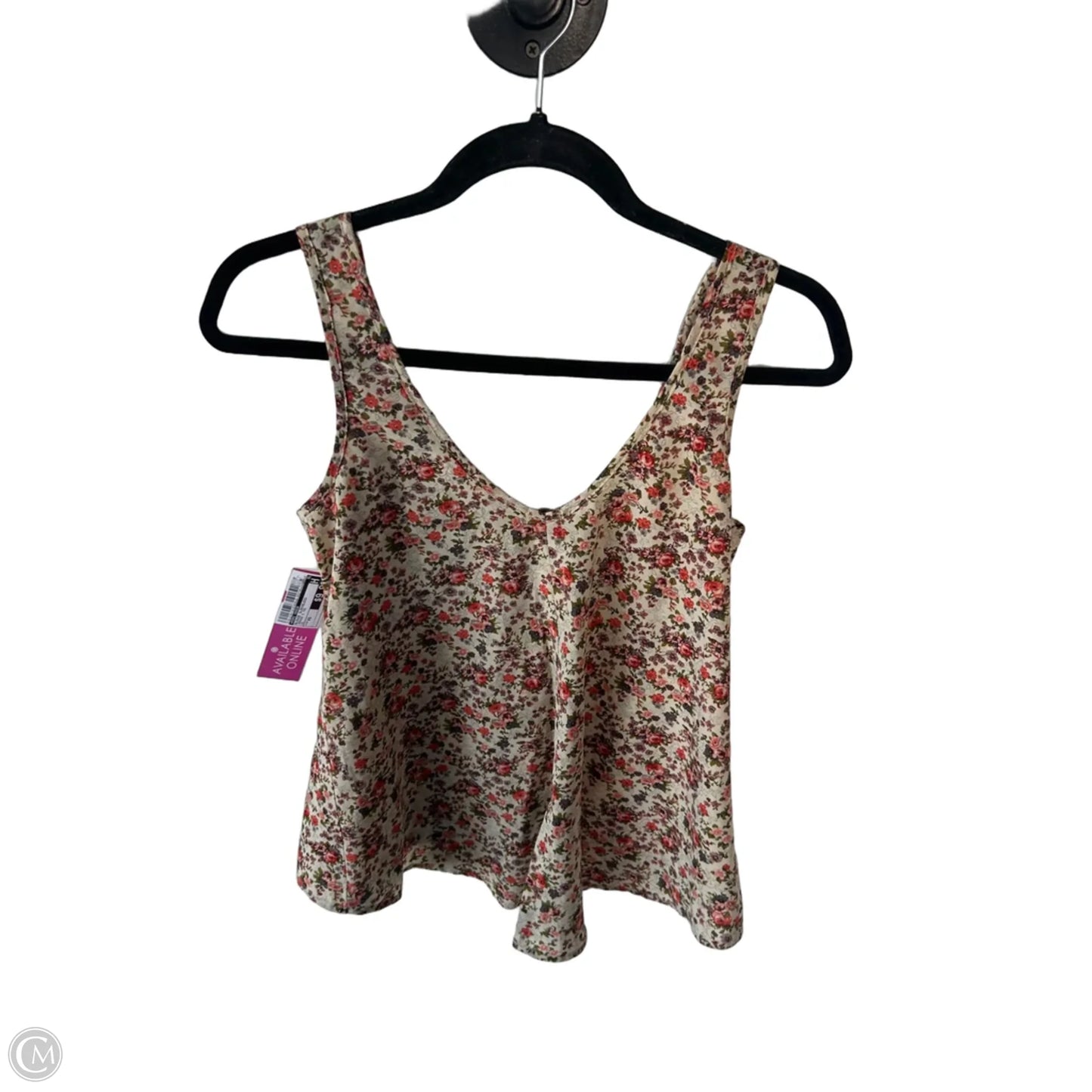 Blouse Sleeveless By Mimi Chica In Orange & Tan, Size: Xs