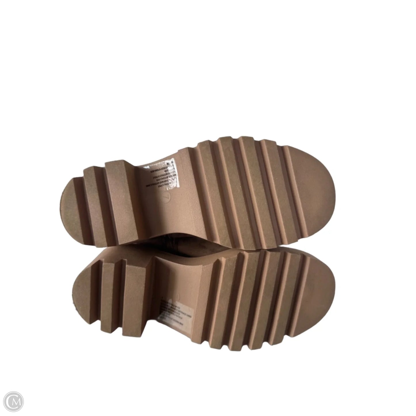 Boots Ankle Heels By Universal Thread In Brown, Size: 7