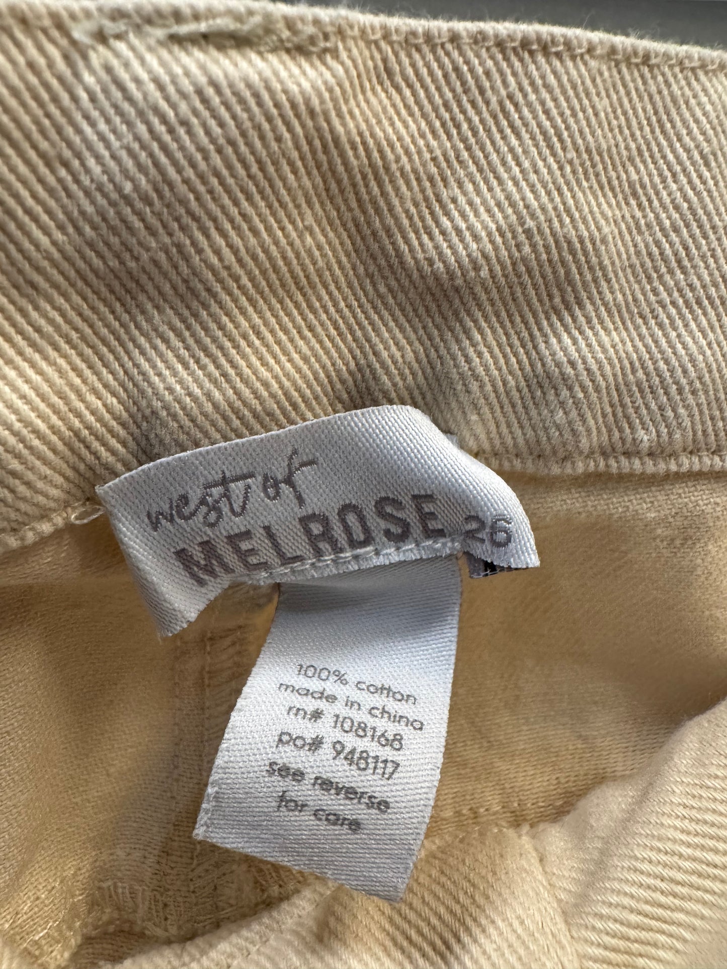 Pants Chinos & Khakis By west of melrose In Tan, Size: 2