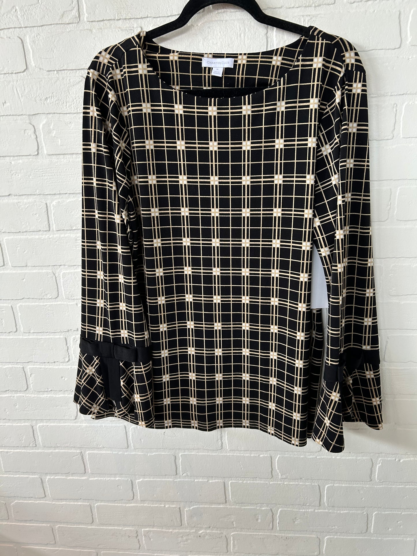 Top Long Sleeve By Charter Club Size: Xl