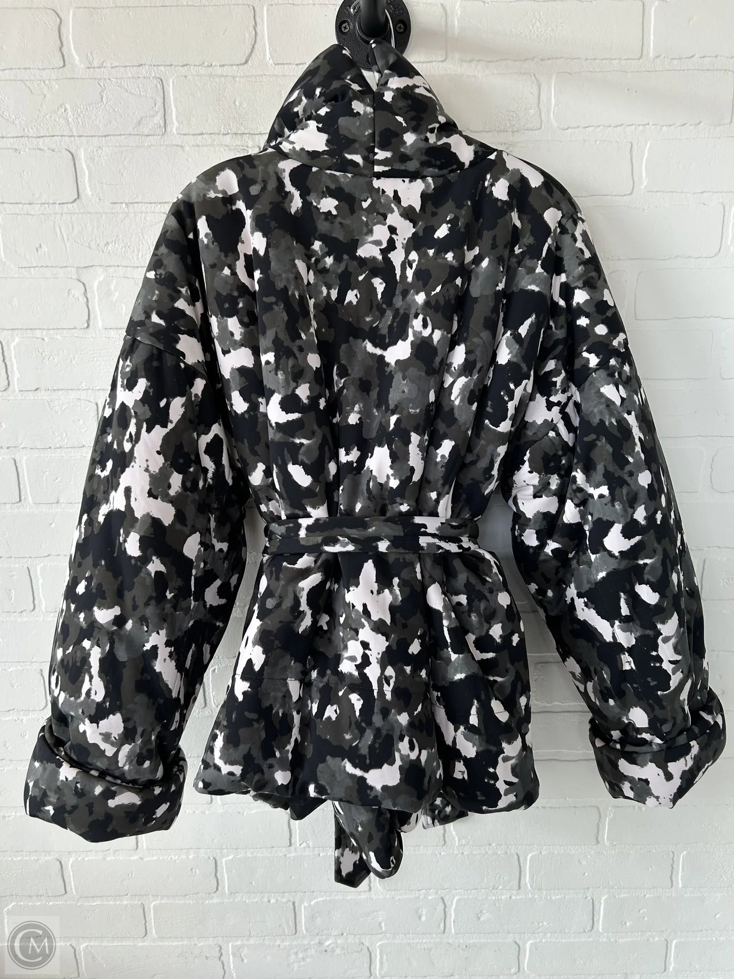 Jacket Puffer & Quilted By Norma Kamali In Camouflage Print, Size: M