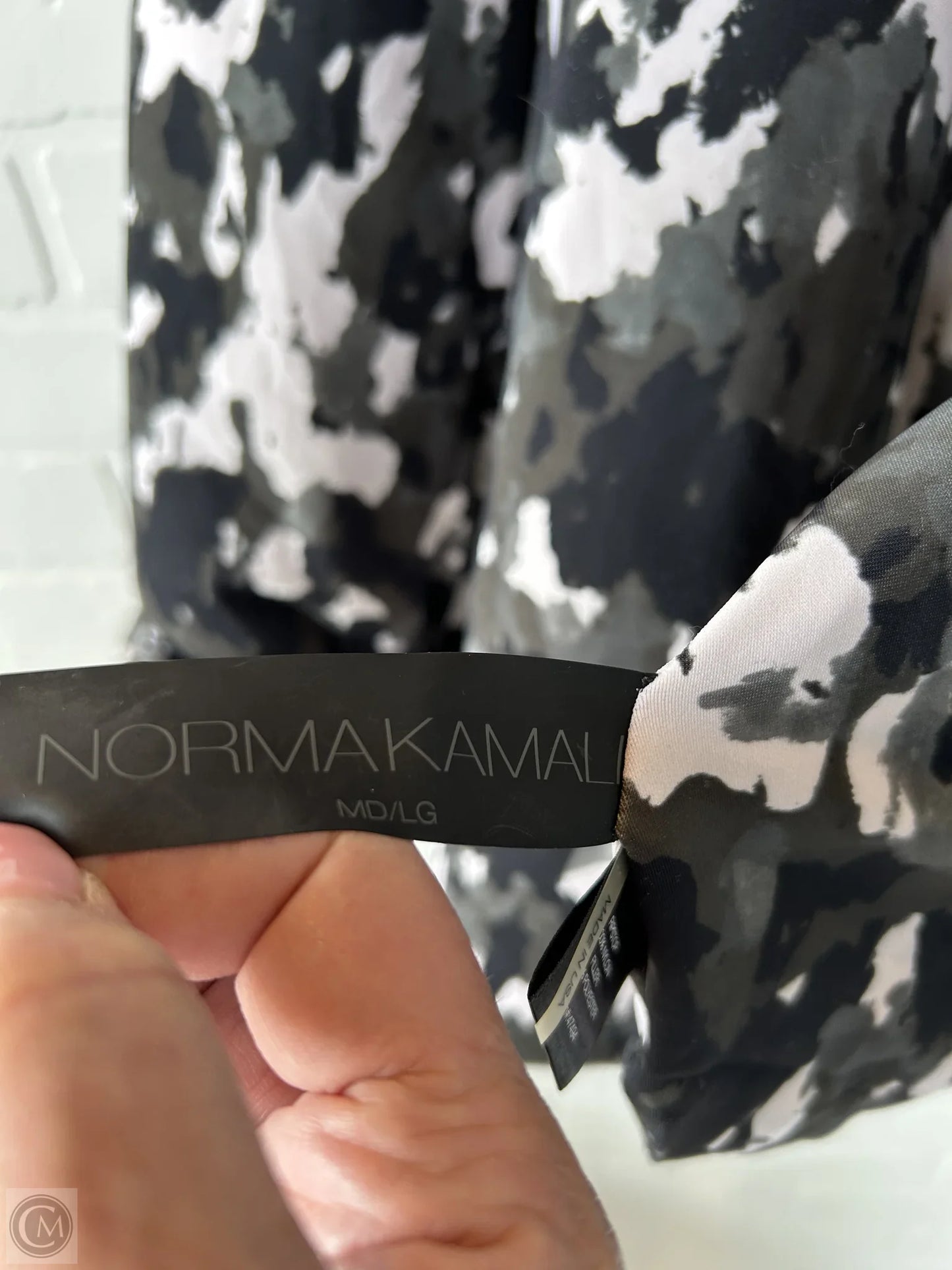 Jacket Puffer & Quilted By Norma Kamali In Camouflage Print, Size: M
