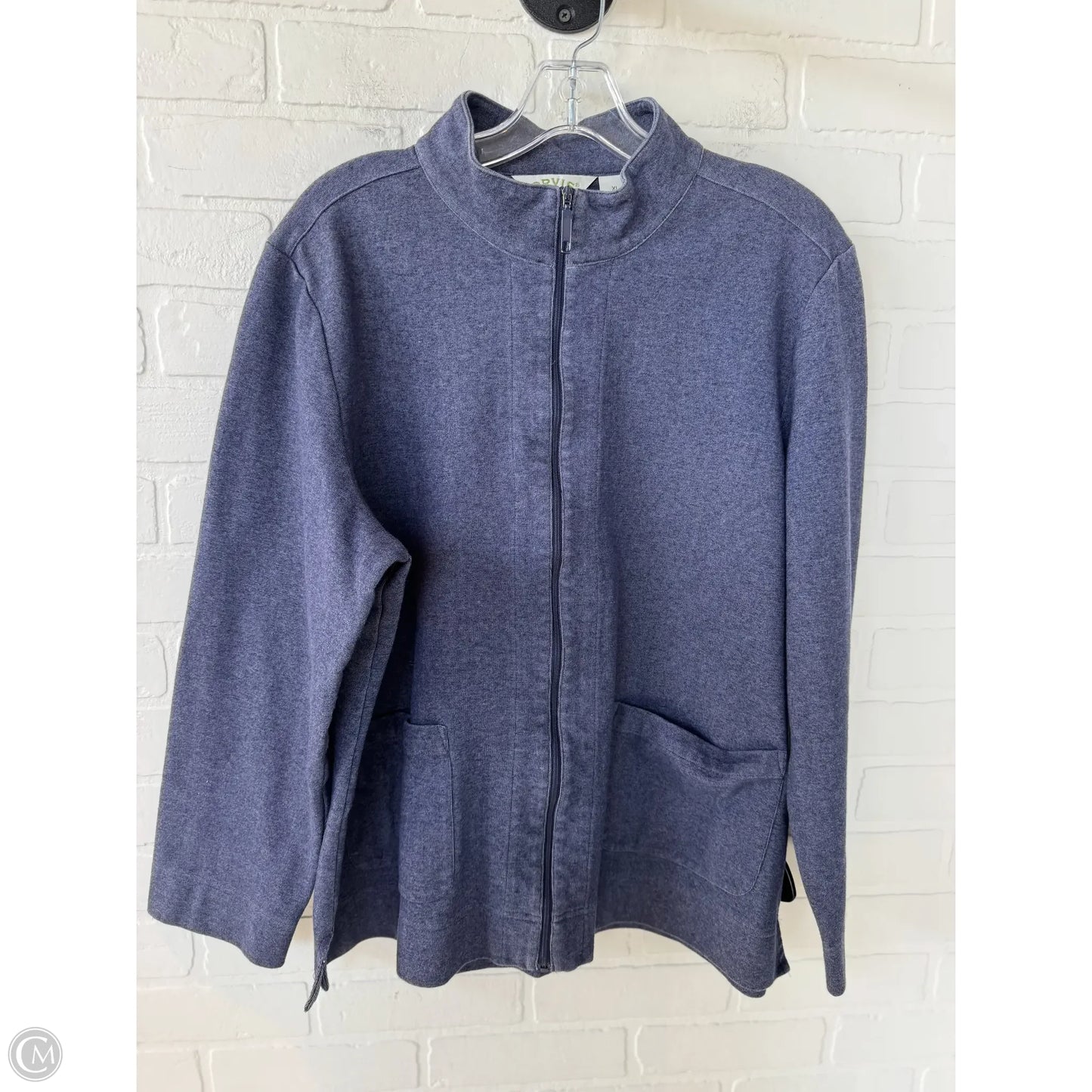 Jacket Shirt By Orvis In Blue, Size: Xl