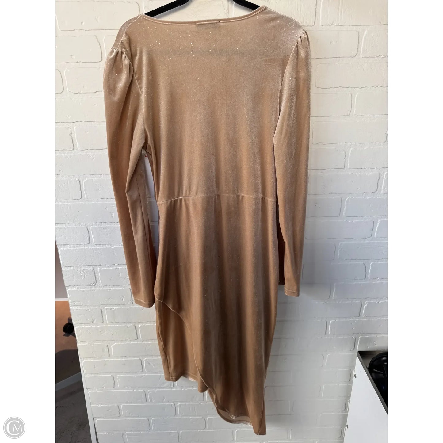 Dress Party Midi By PRETTY GARDEB In Gold, Size: Xl