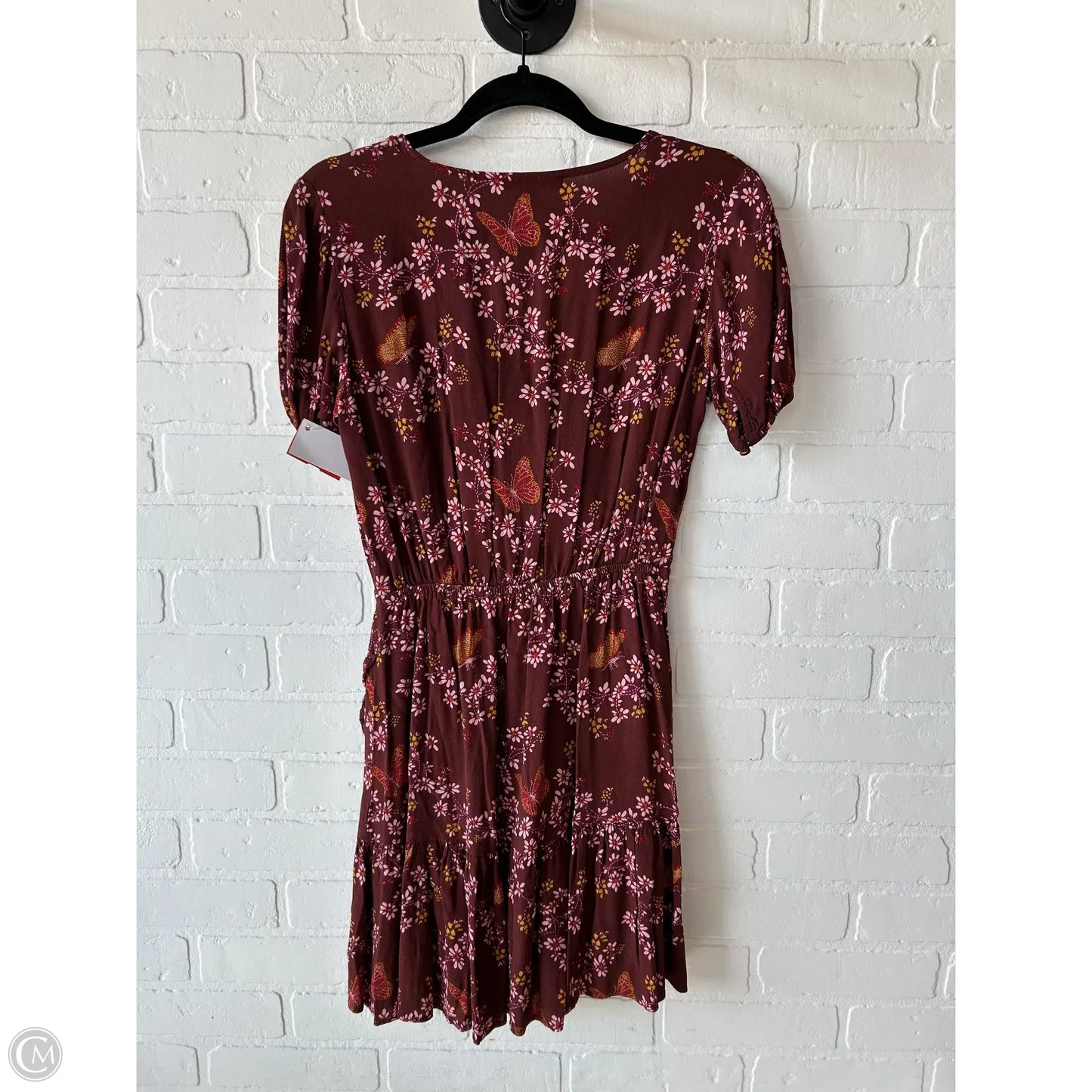 Dress Casual Short By Madewell In Red & Yellow, Size: Xs
