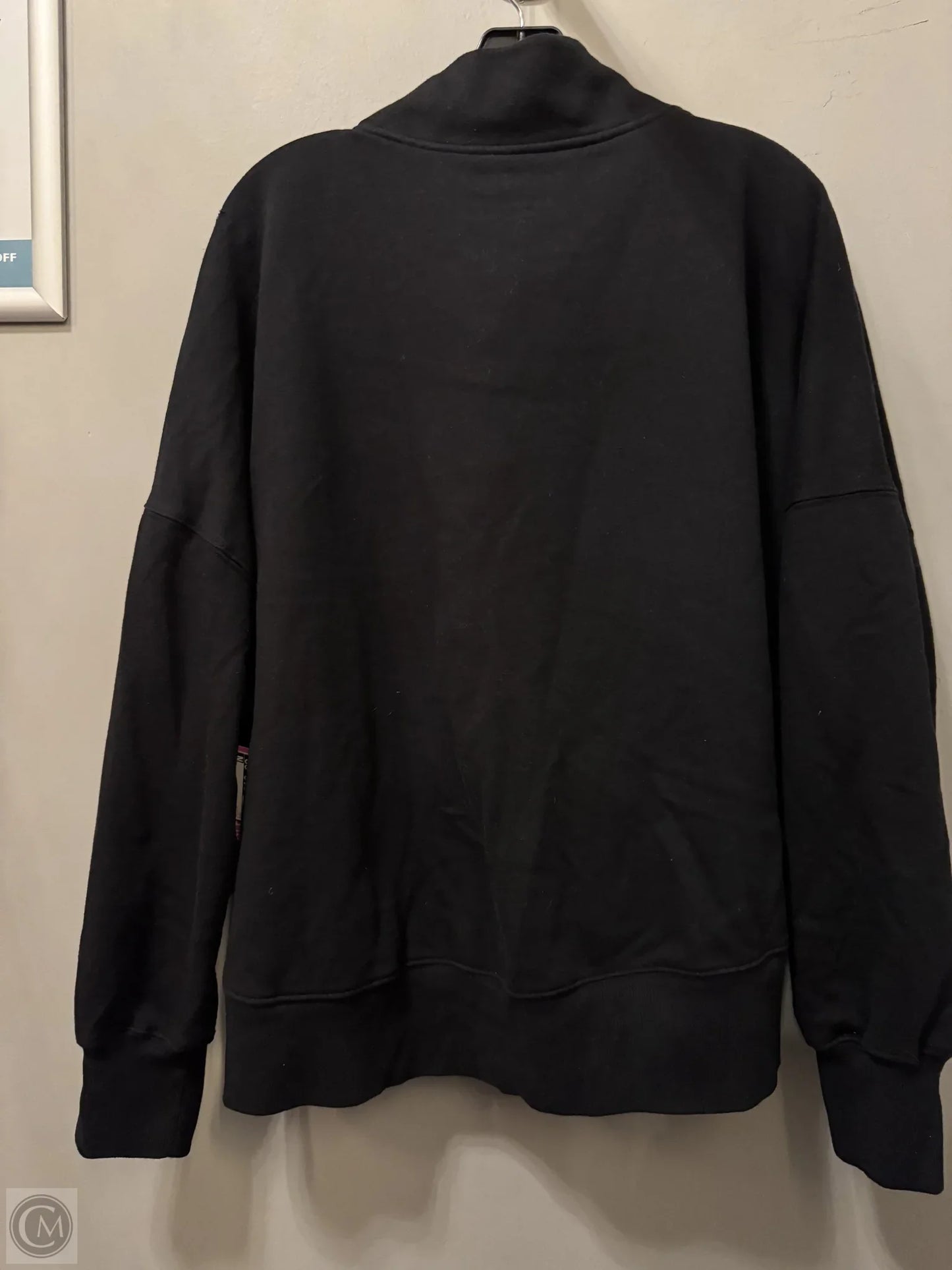 Sweatshirt Collar By So In Black, Size: 2x