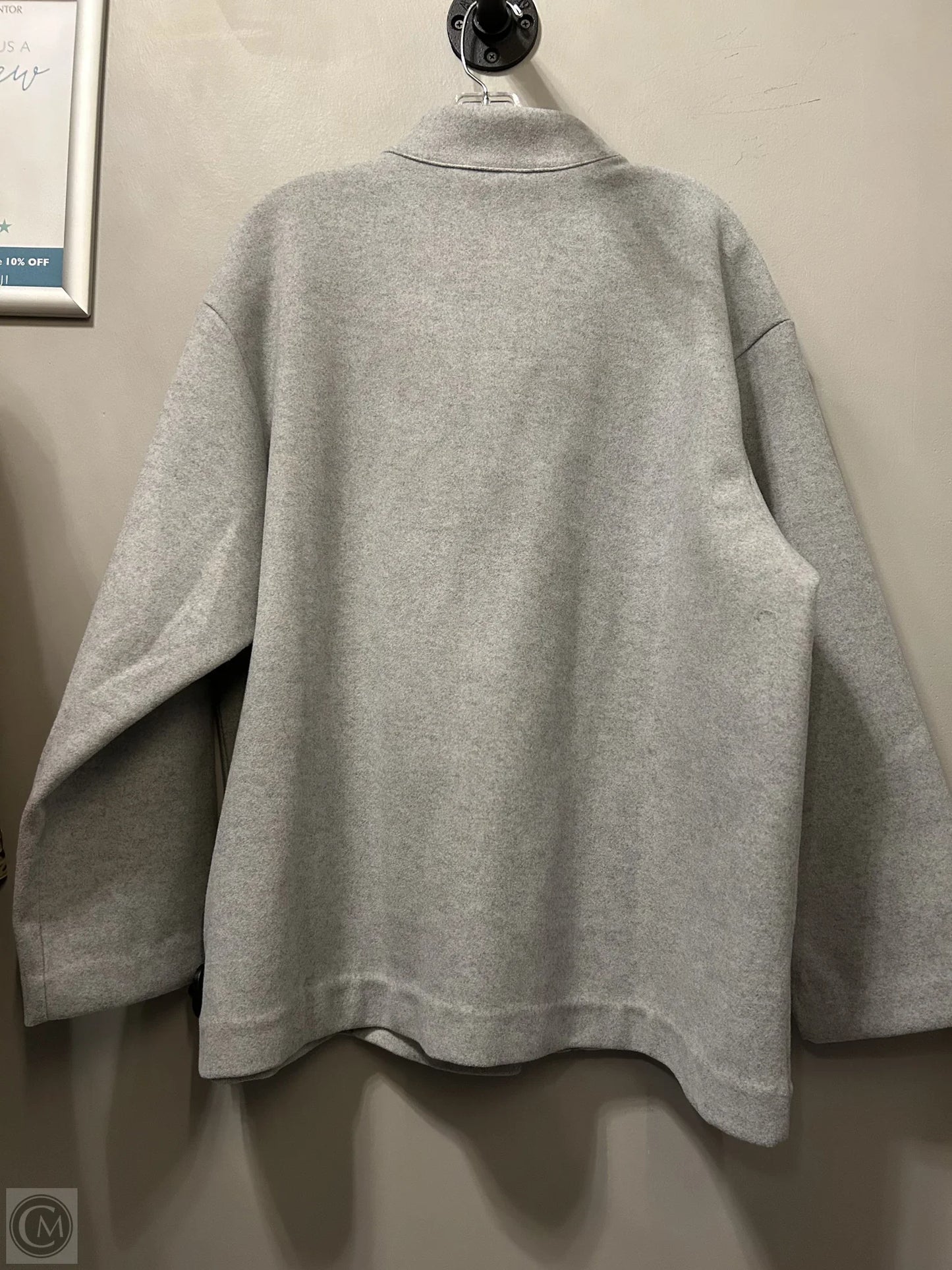 Coat Other By Banana Republic In Grey, Size: Xl