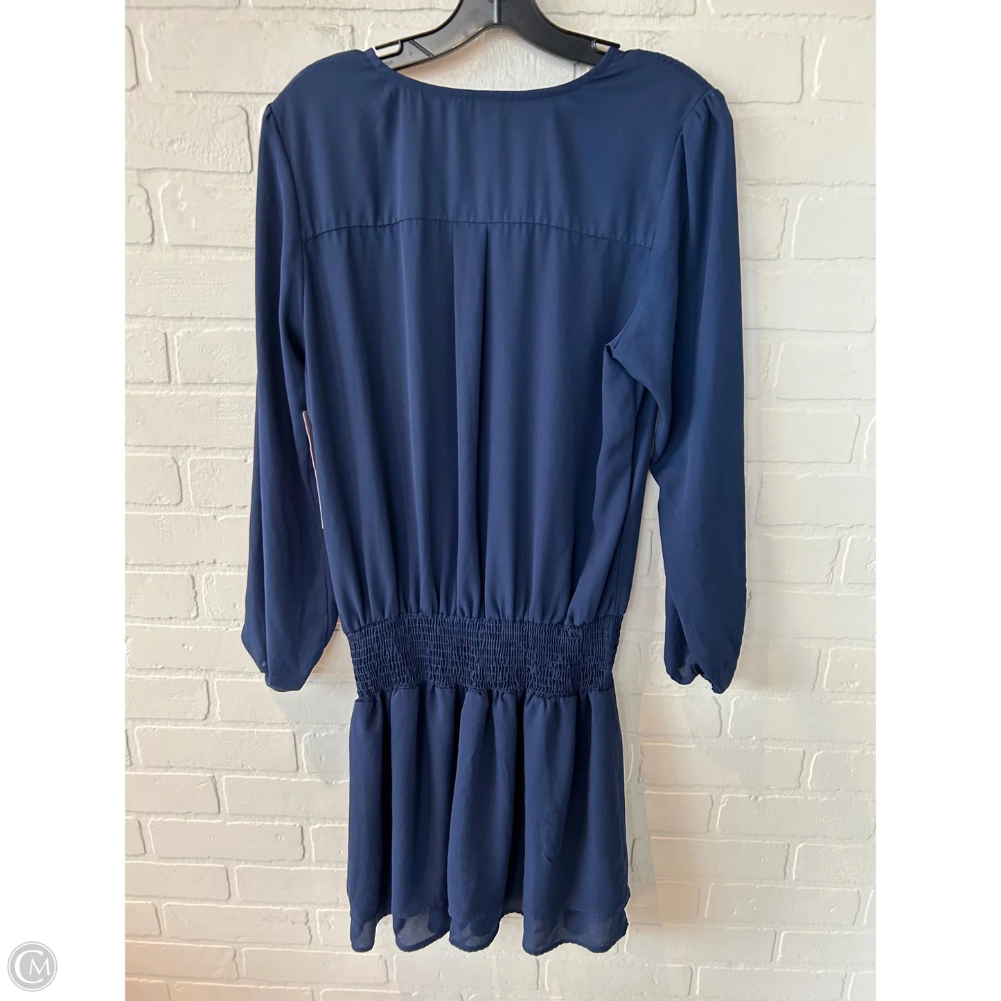 Dress Casual Short By Veronica M In Blue, Size: L