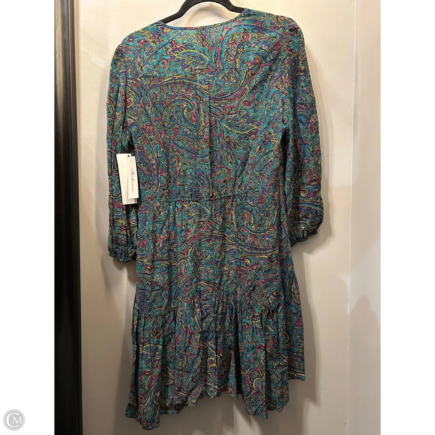 Dress Casual Short By Shosanna In Blue & Purple, Size: L