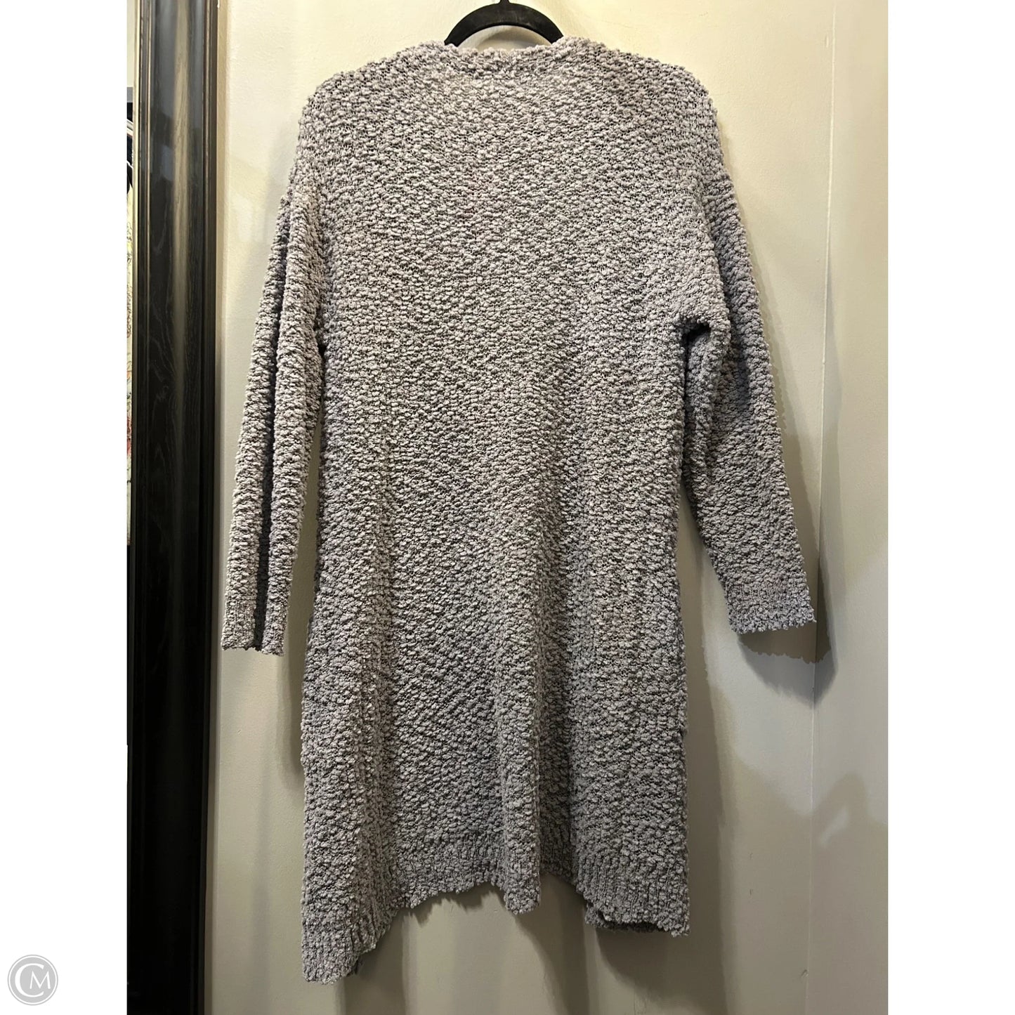 Sweater Cardigan By macaron In Grey, Size: S