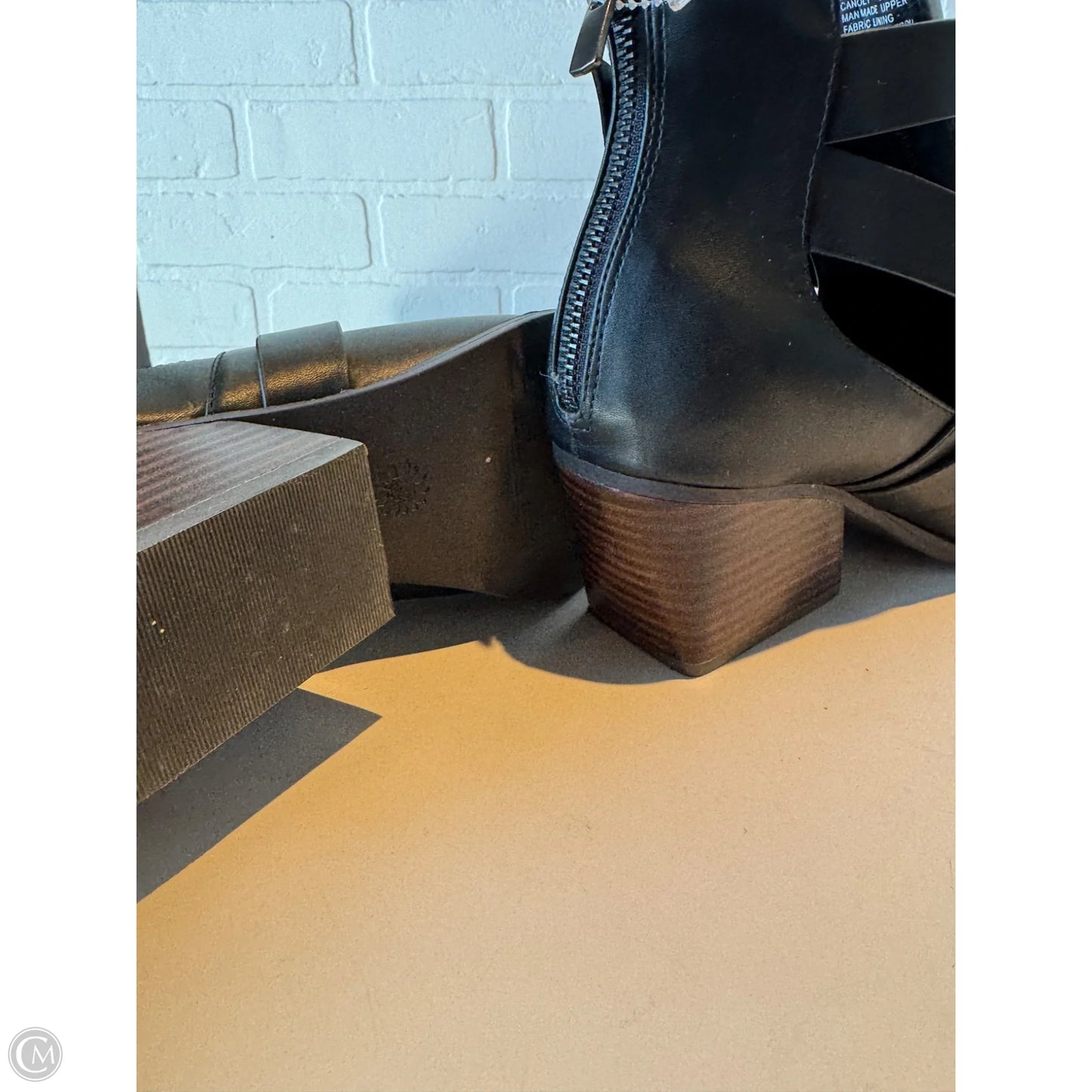 Boots Ankle Heels By Yellow Box In Black, Size: 7.5