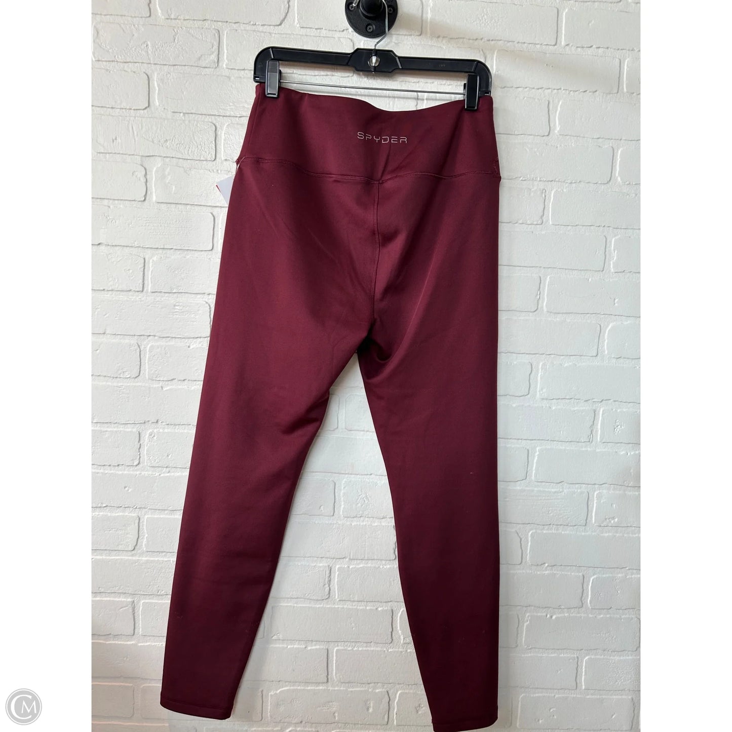 Athletic Leggings By Spyder In Red, Size: 12