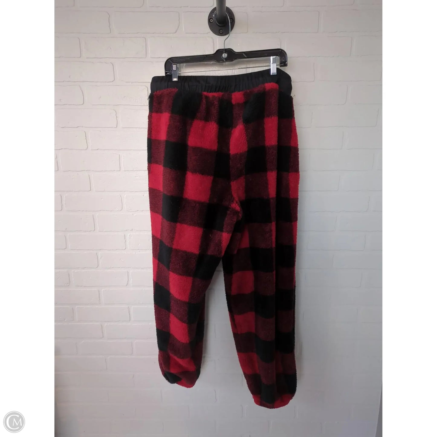 Pajama Pants By Eddie Bauer In Black & Red, Size: 16