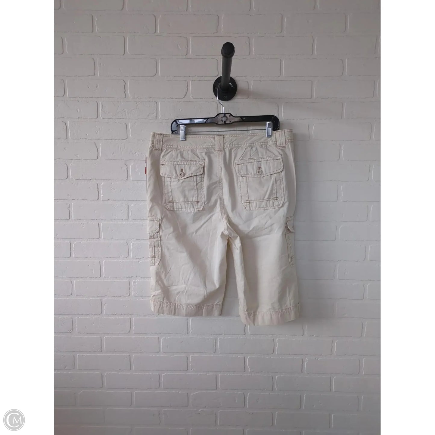 Shorts By Eddie Bauer In Cream, Size: 14l