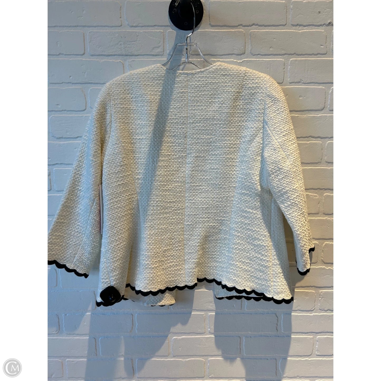 Blazer By Talbots In Black & Cream, Size: Mp