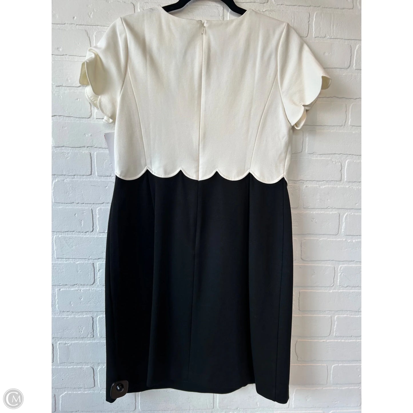 Dress Work By Talbots In Black & Cream, Size: Mp