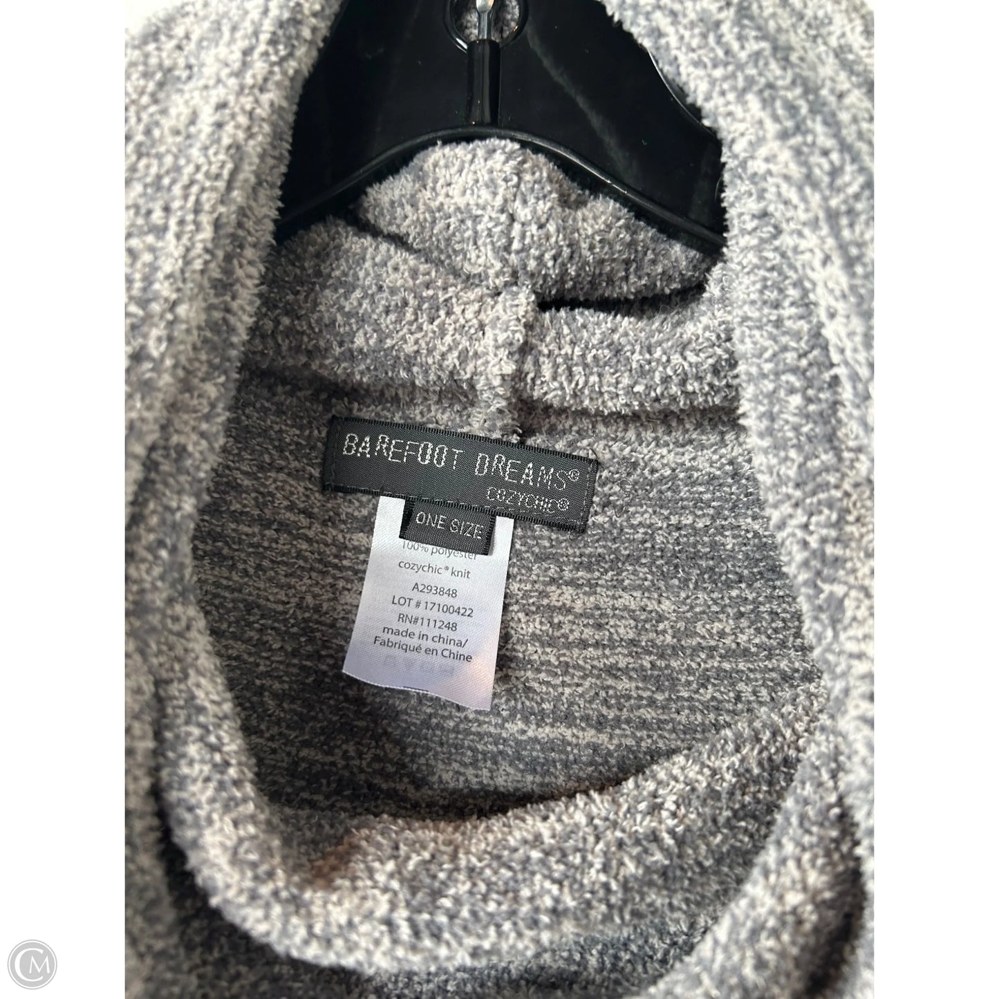 Poncho By Barefoot Dreams In Grey, Size: Osfm