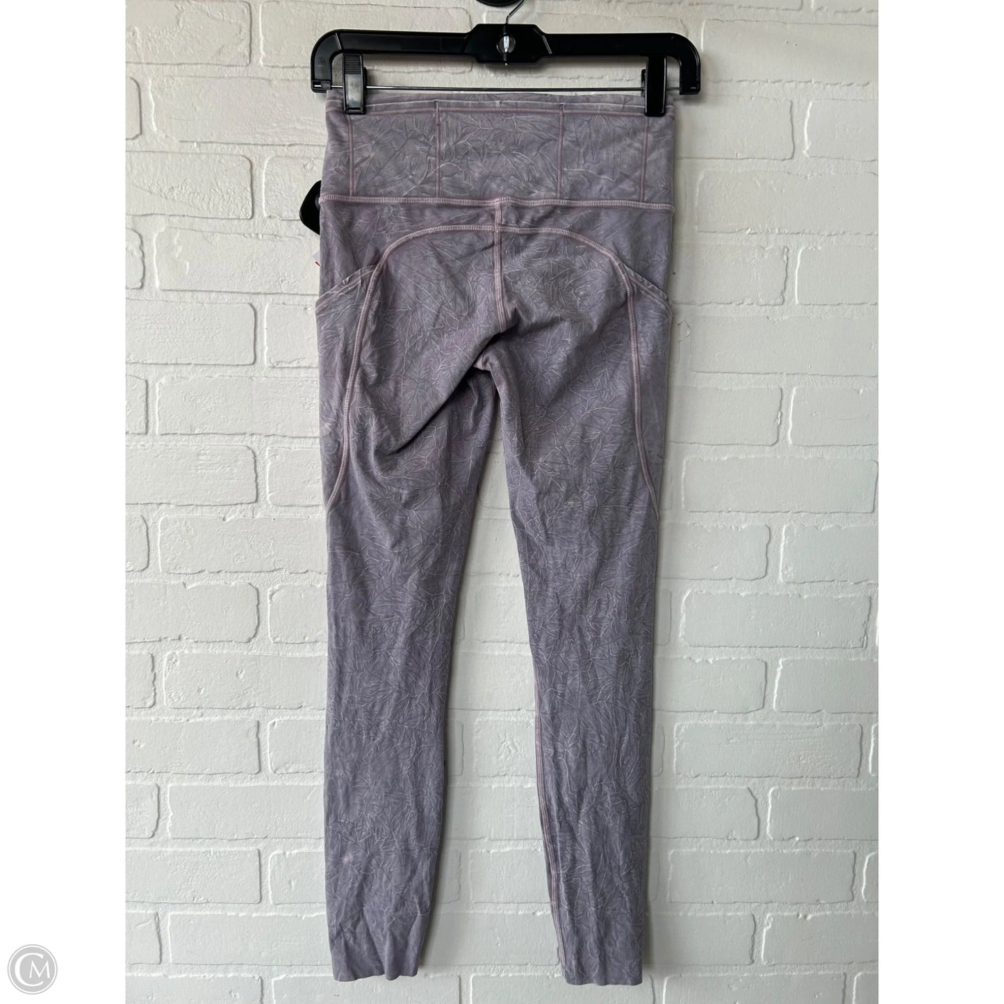 Athletic Leggings By Lululemon In Grey, Size: 4