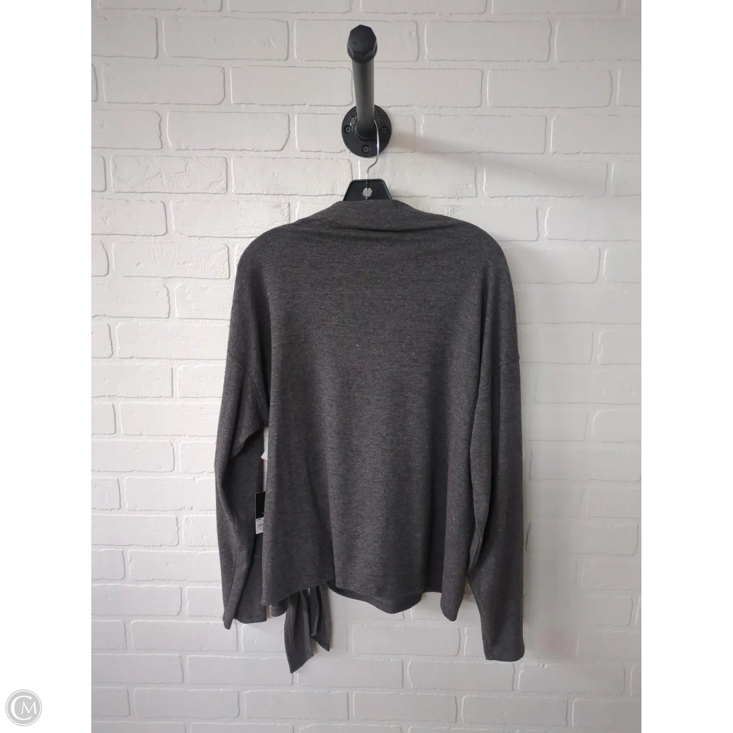 Top Long Sleeve By Simply Vera In Grey, Size: Xl