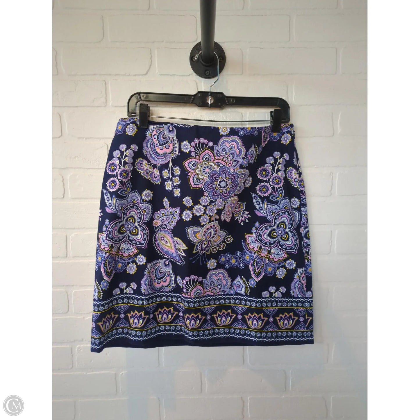 Skirt Mini & Short By Talbots In Blue & Purple, Size: 8