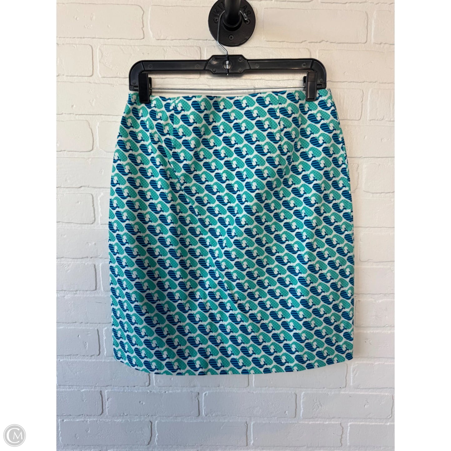 Skirt Mini & Short By Talbots In Blue & White, Size: 6