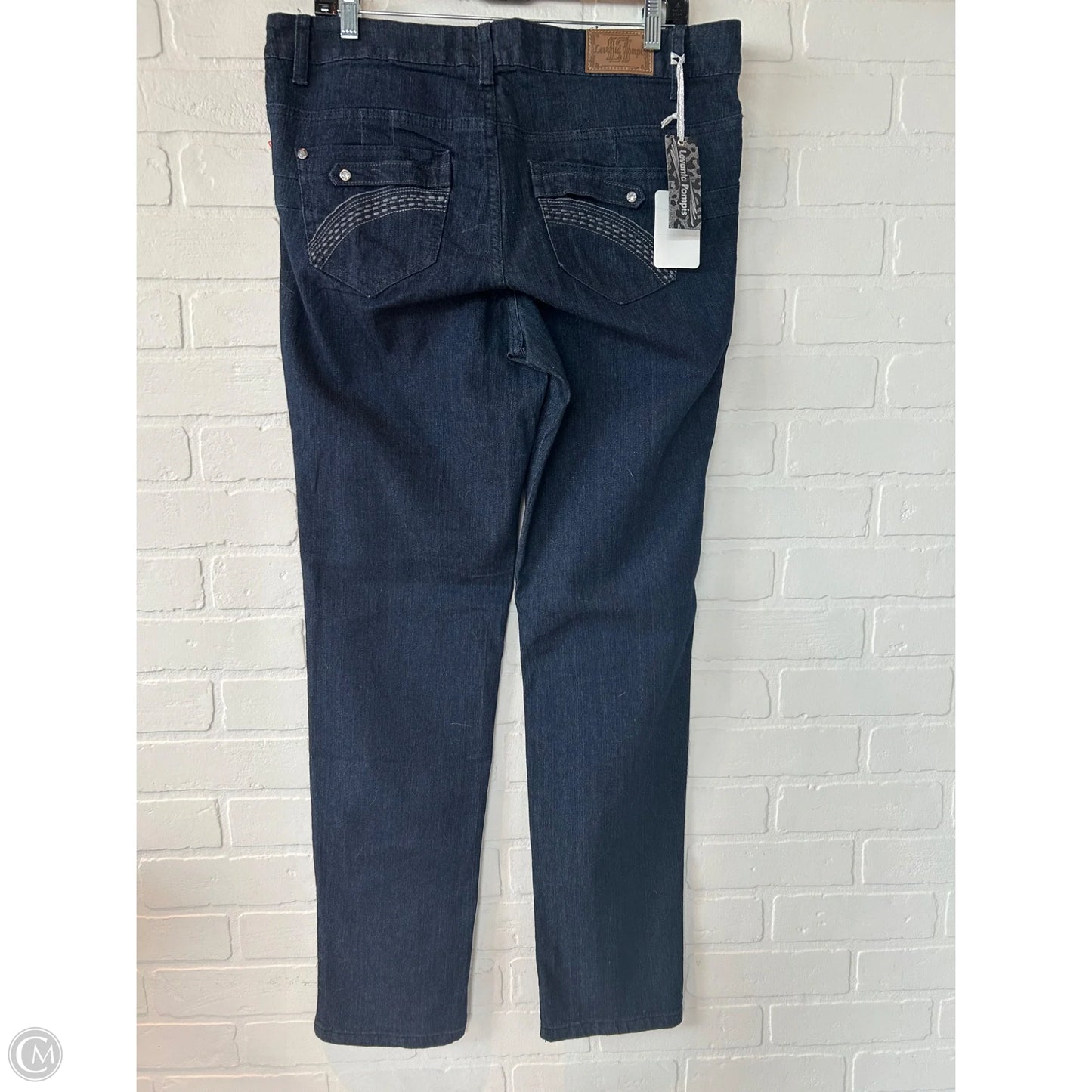 Jeans Straight By Cme In Blue Denim, Size: 14