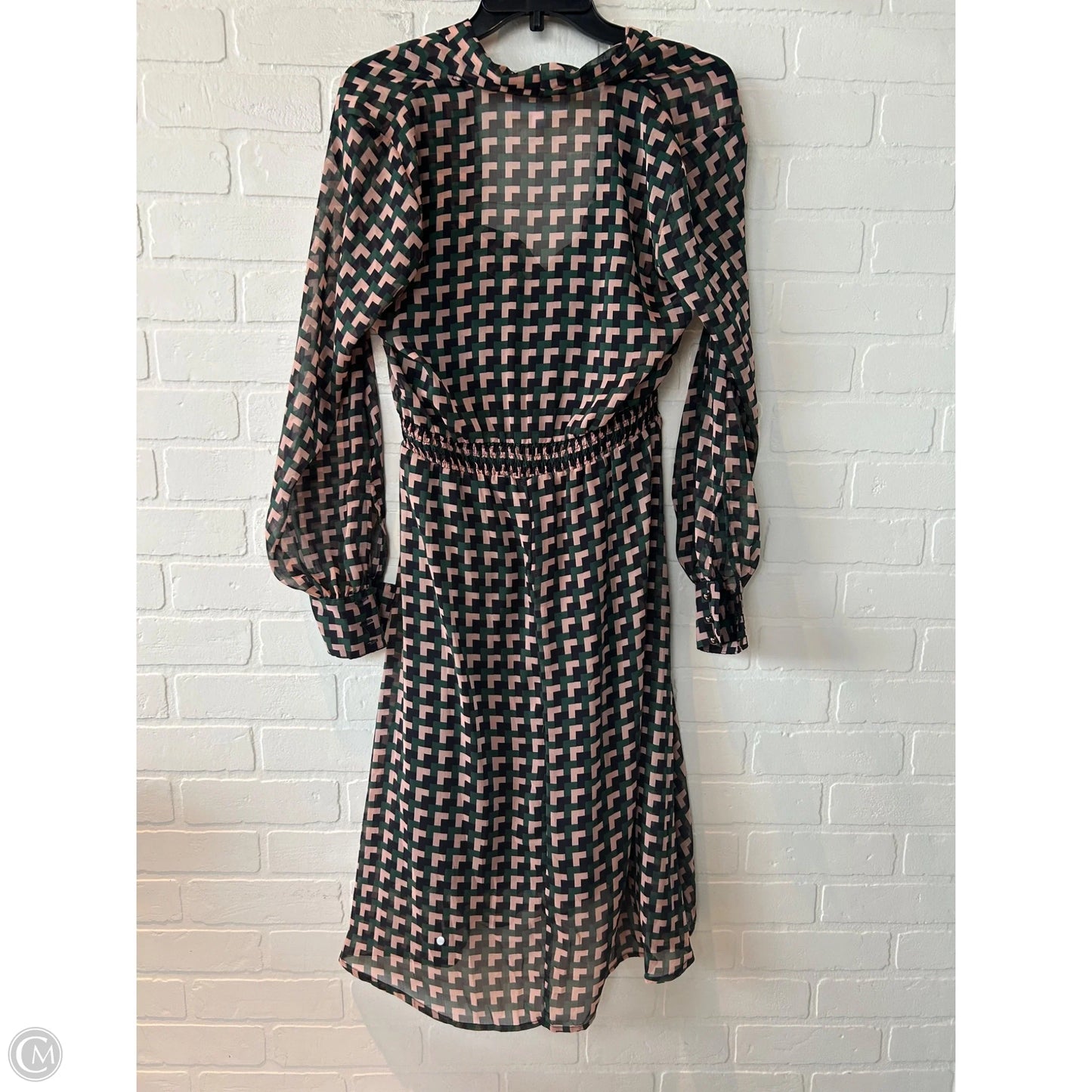 Dress Set 2pc By Clothes Mentor In Green & Pink, Size: M