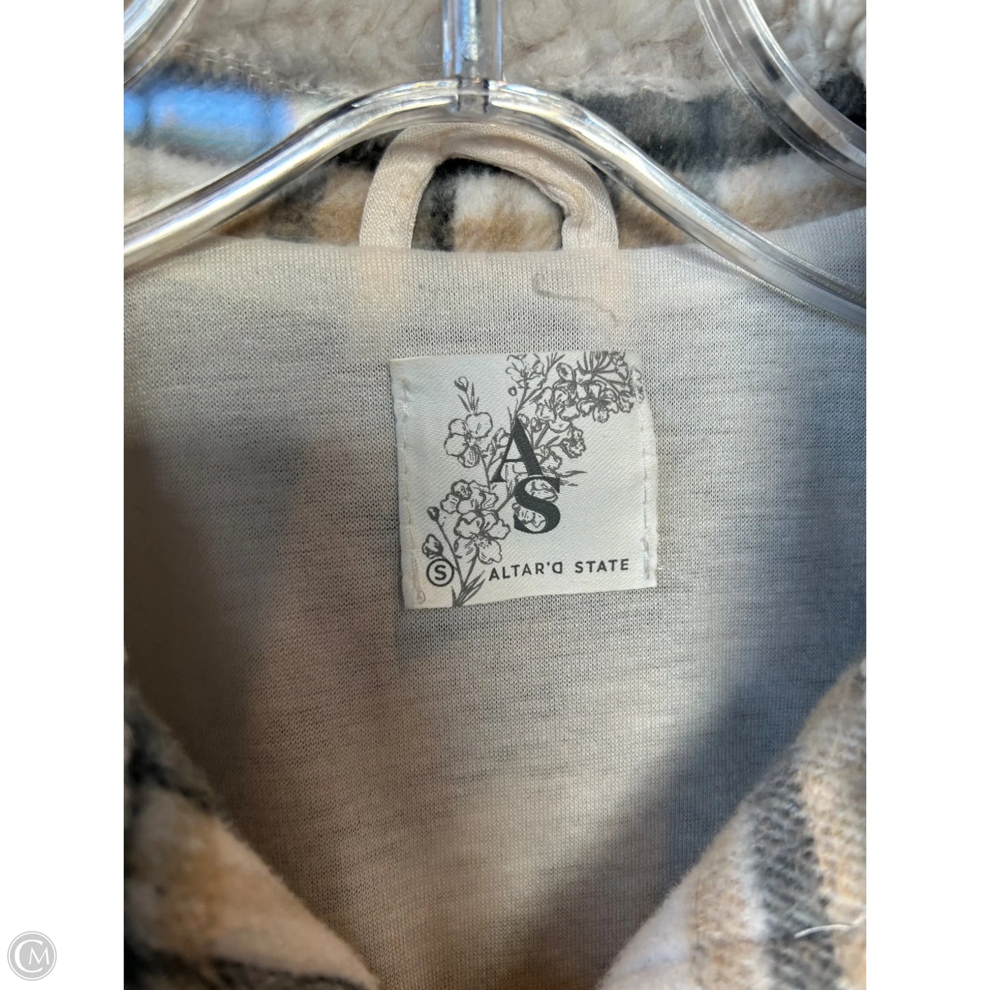 Jacket Other By Altard State In Grey & Tan, Size: S